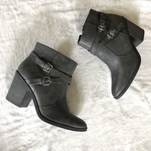 Size 10 Black Heeled Booties